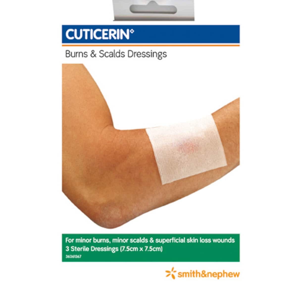 Cuticerin Mesh Dressing 7.5Cm X 7.5Cm 3 Pack By Smith & Nephew