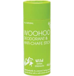 Woohoo Body Deodorant & Anti-Chafe Stick Wild - Extra Strength 60G