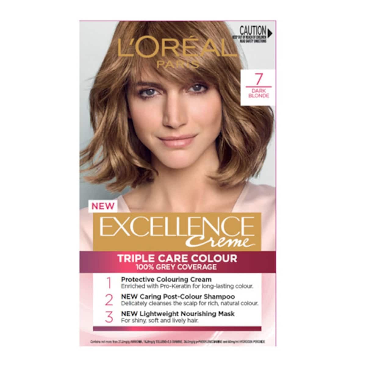 L'Oreal Excellence Creme 7 Dark Blonde Hair Colour