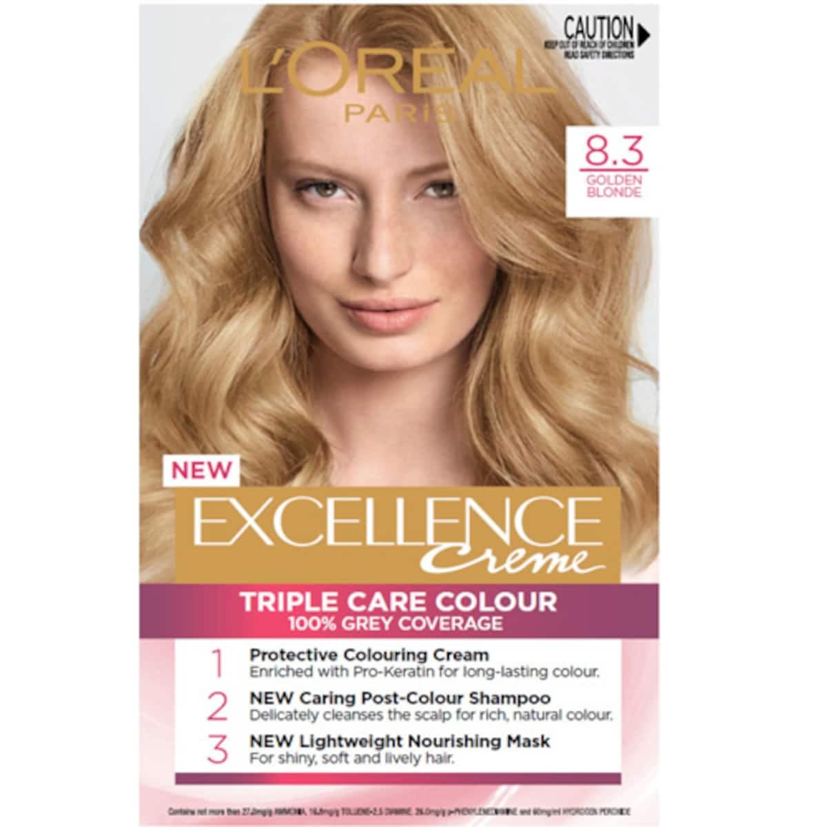 Thumbnail L'Oreal Excellence Creme 8.3 Golden Blonde Hair Colour