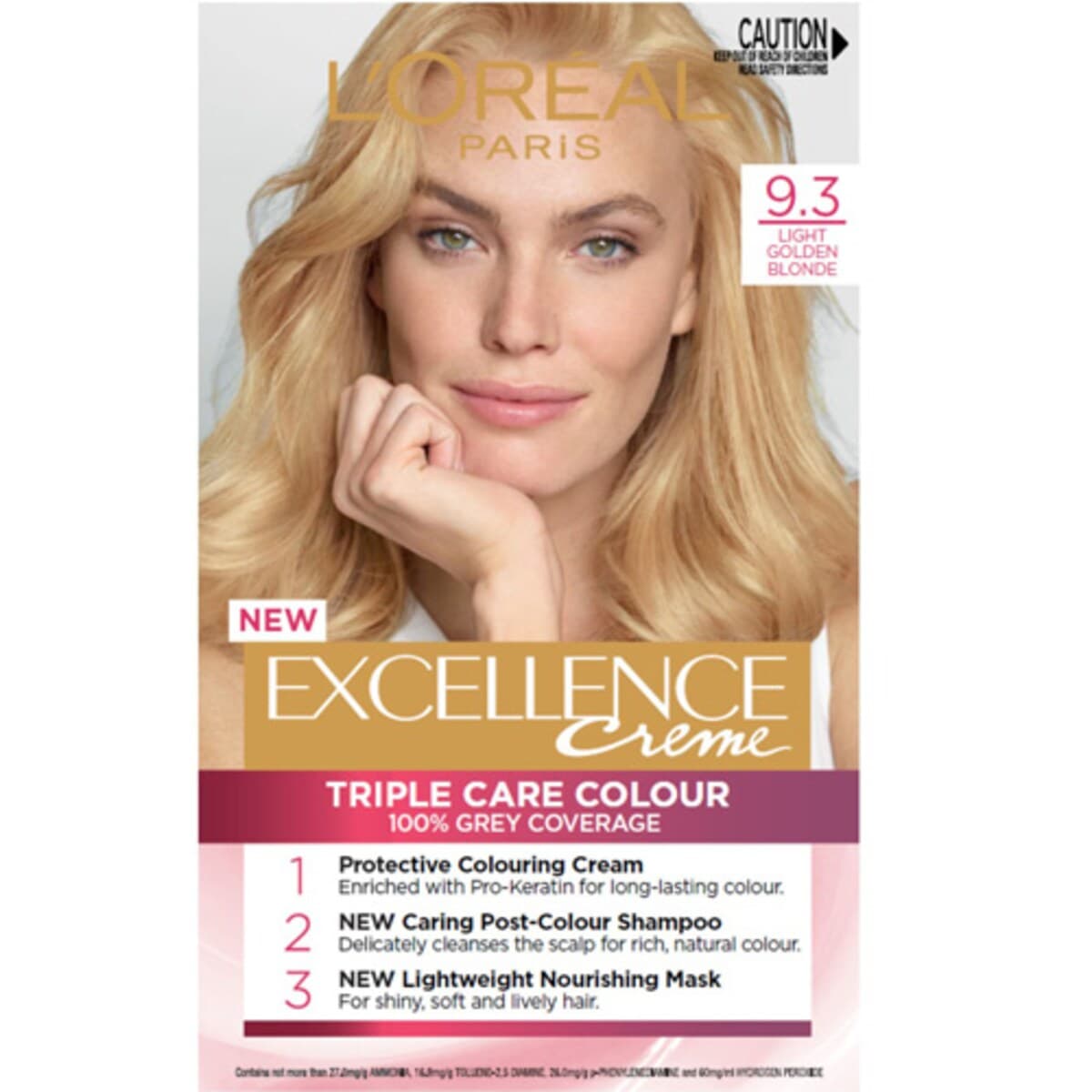 L'Oreal Excellence Creme 9.3 Light Golden Blonde Hair Colour