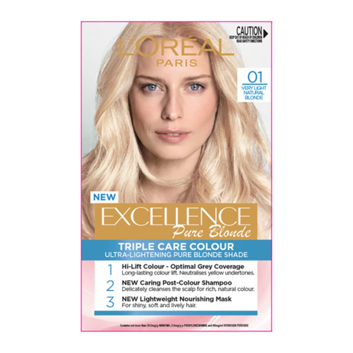 L'Oreal Excellence Creme 01 Very Light Natural Blonde Hair Colour