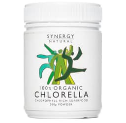 Synergy Natural Organic Chlorella Powder 200G