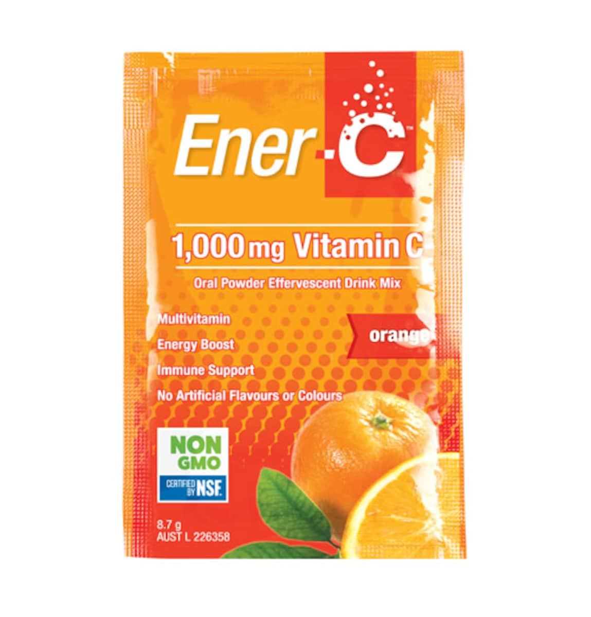 Thumbnail Ener-C 1000Mg Vitamin C Orange Flavour 12 Sachets