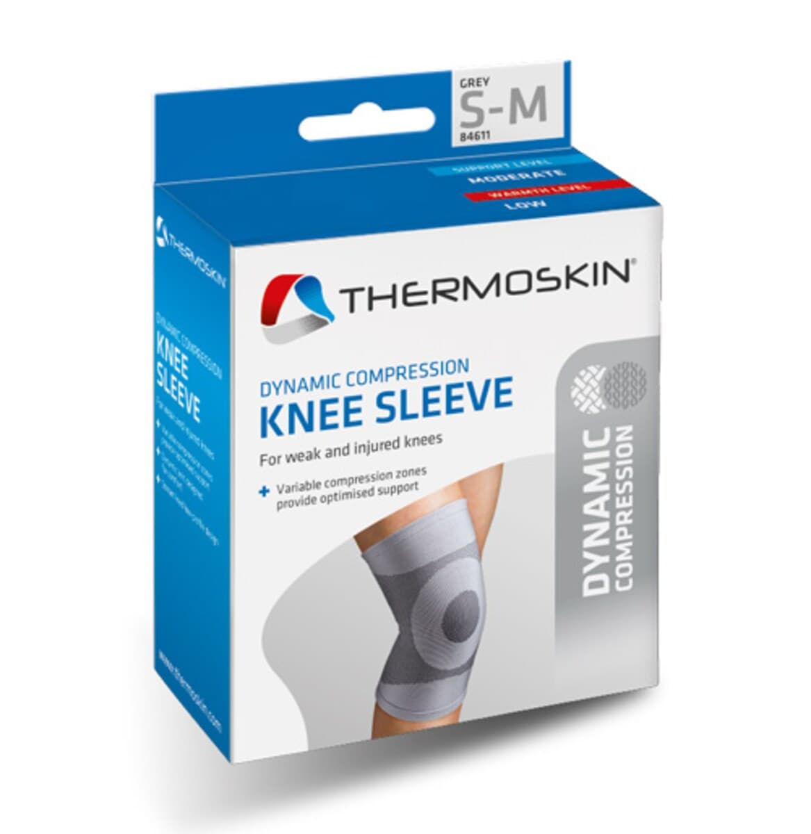 Thermoskin Dynamic Compression Knee Sleeve S/M