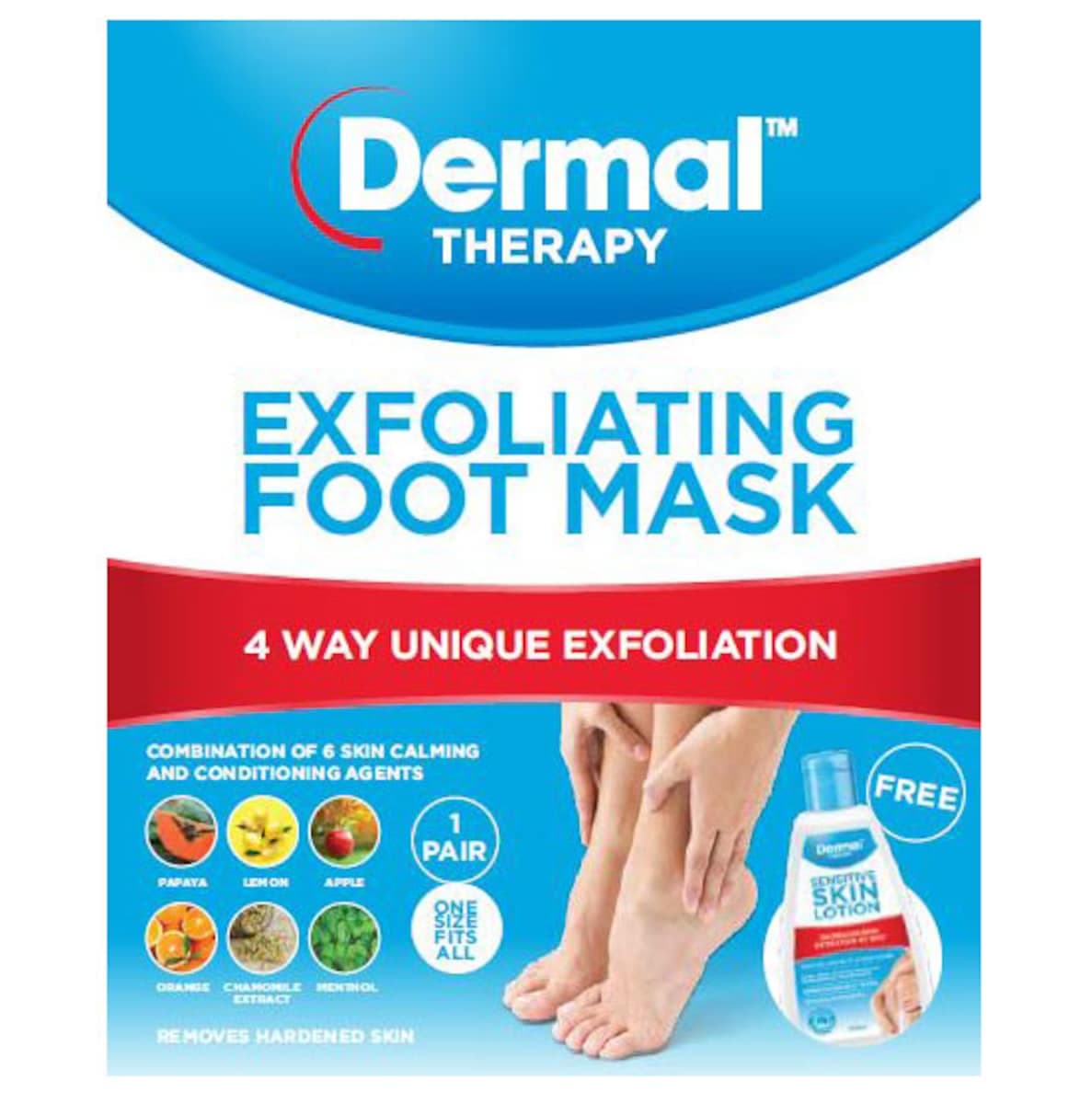 Thumbnail Dermal Therapy Exfoliating Foot Mask