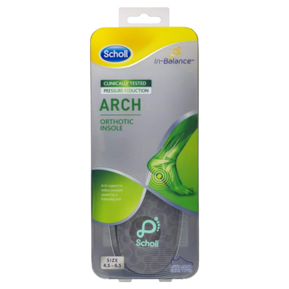 Thumbnail Scholl In-Balance Ball Of Foot & Arch Orthotic Insole Small