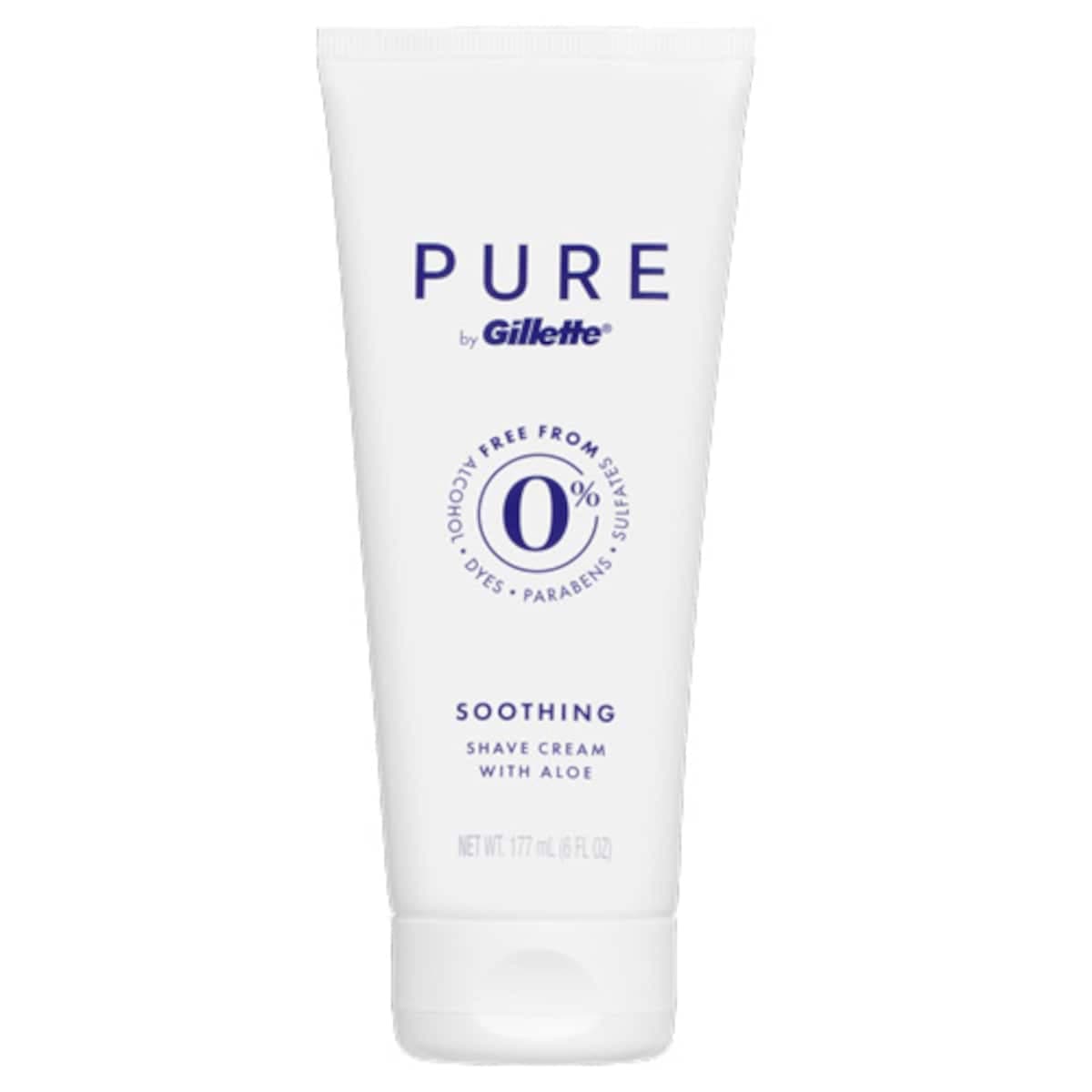 Gillette Pure Soothing Shave Cream With Aloe 177Ml