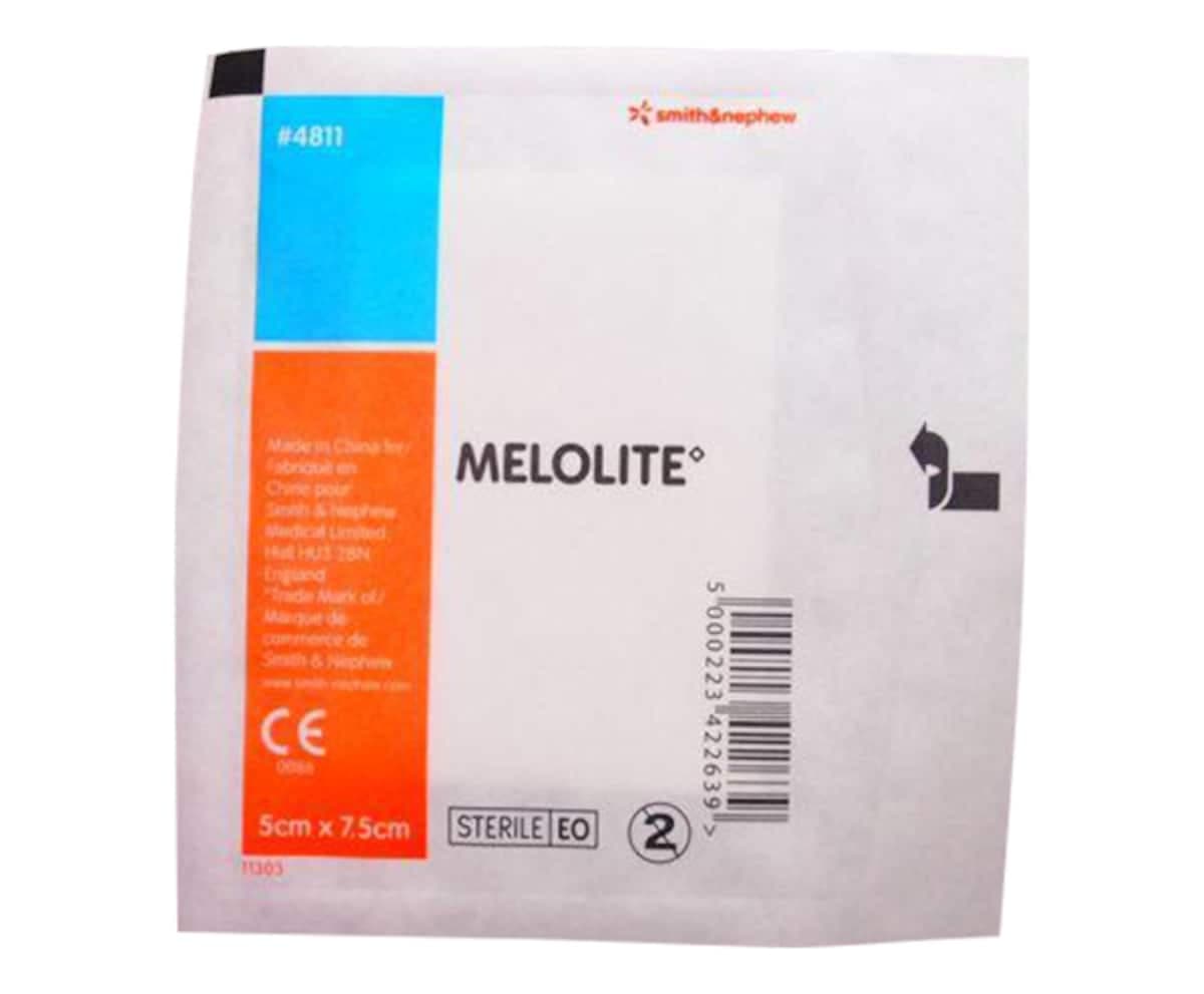 Melolite Low Adherent Pad 7.5Cm X 5Cm Single By Smith & Nephew