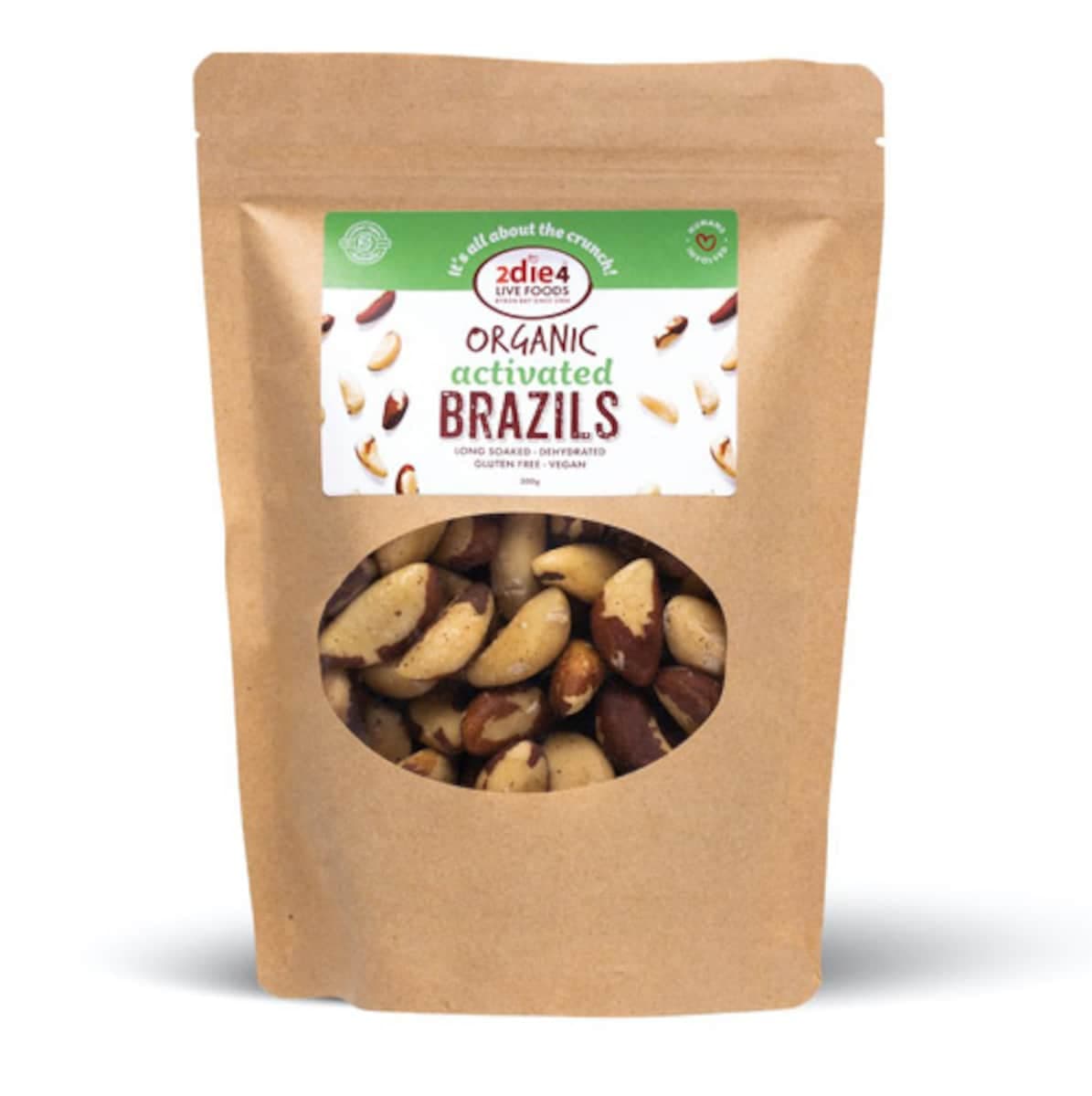 2Die4 Organic Activated Vegan Brazil Nuts 300G