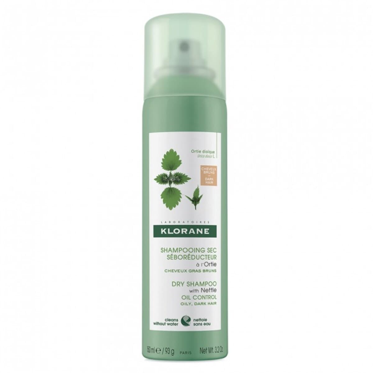 Klorane Oil Control Tinted Dry Shampoo With Nettle 150Ml