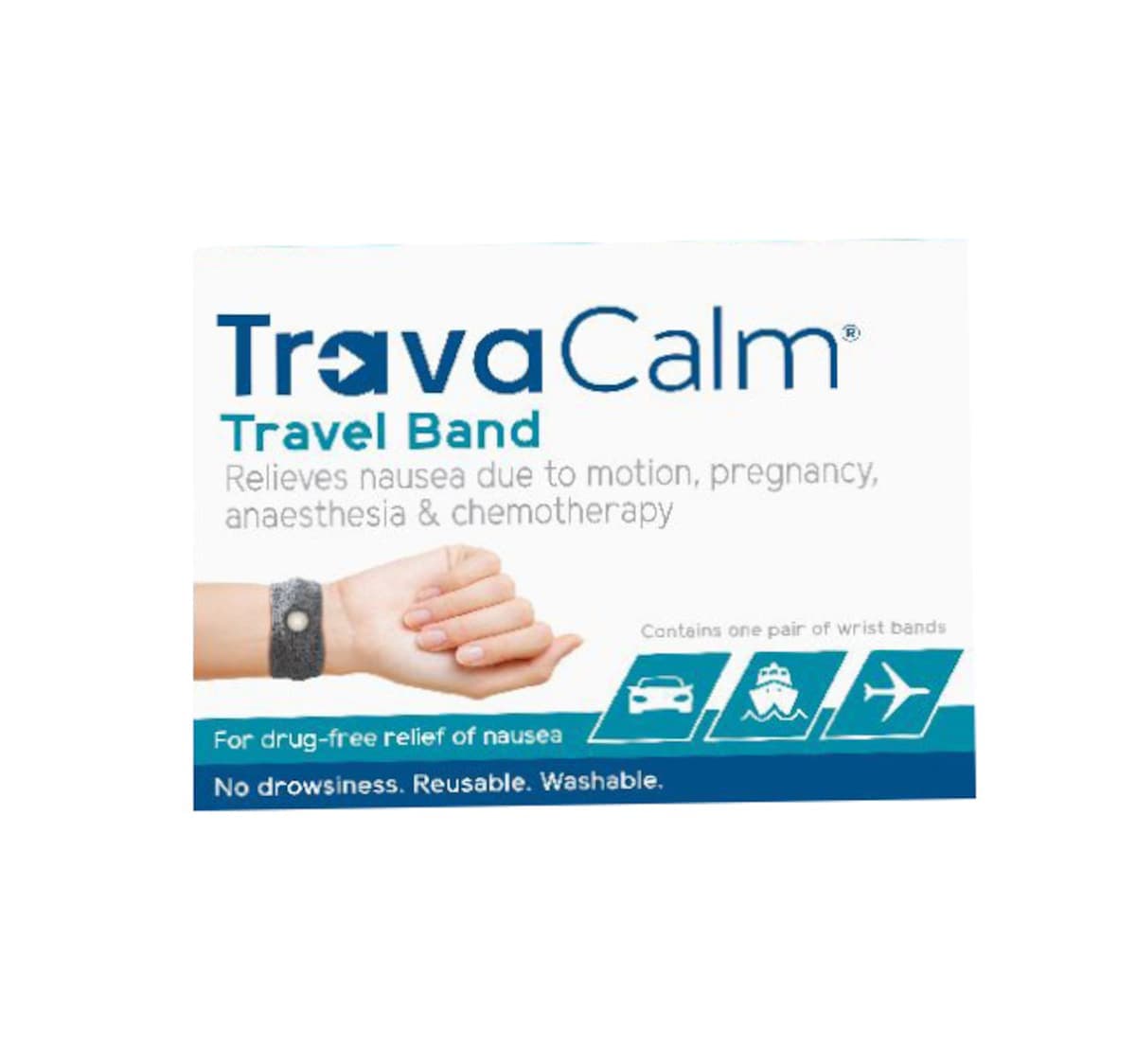 Travacalm Travel Sickness Travel Bands 1 Pair