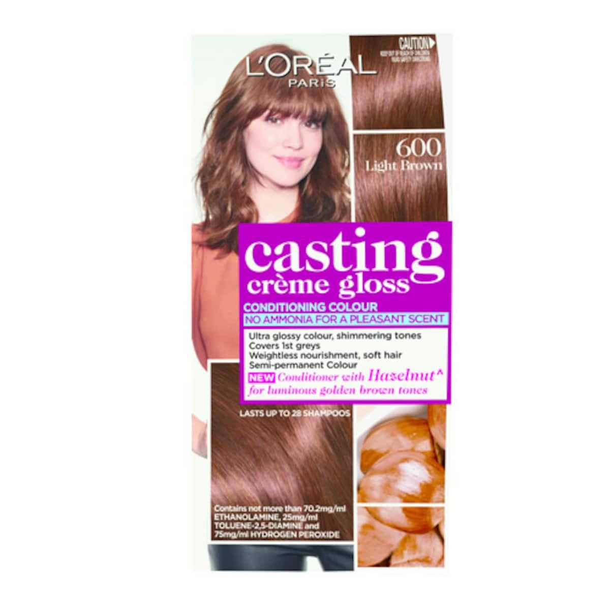 Thumbnail L'Oreal Casting Creme Gloss 600 Light Brown Hair Colour