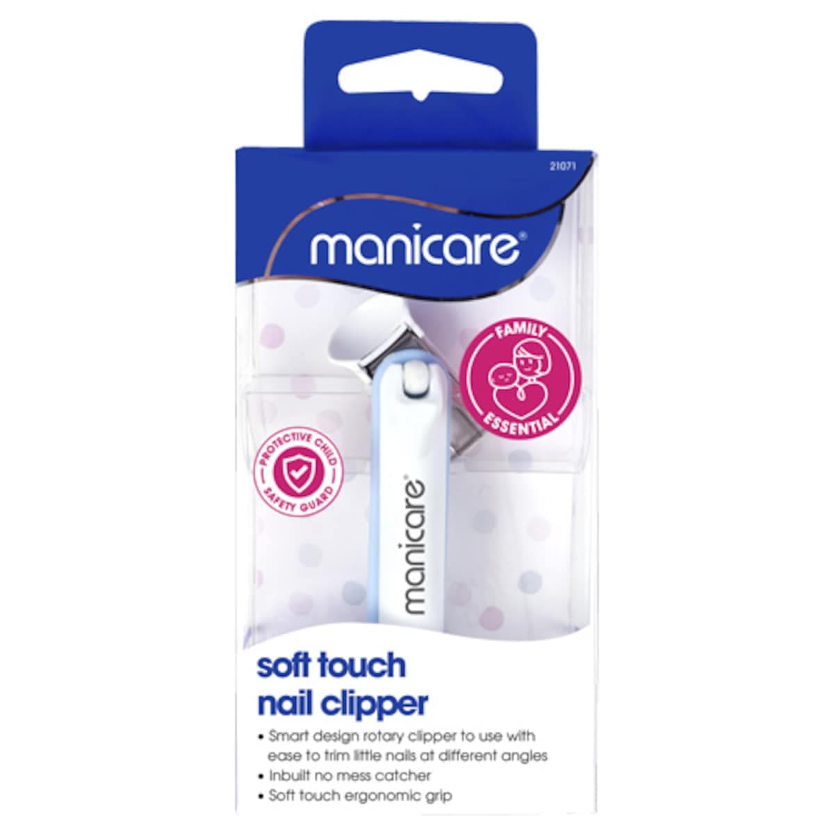 Manicare Soft Touch Nail Clipper 1 Pack