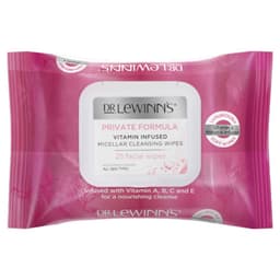 Dr Lewinns Private Formula Vitamin Infused Micellar Wipes 25 Pack