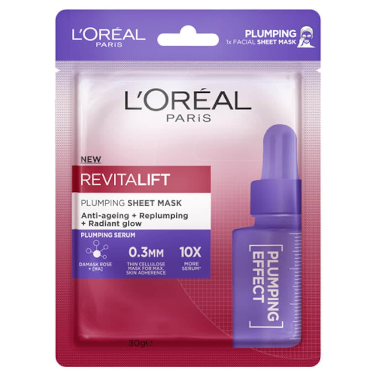 L'Oreal Revitalift Plumping Sheet Mask 30G