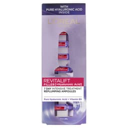 L'Oreal Revitalift Filler + Hyaluronic Acid Ampoules 7 X 1.3Ml