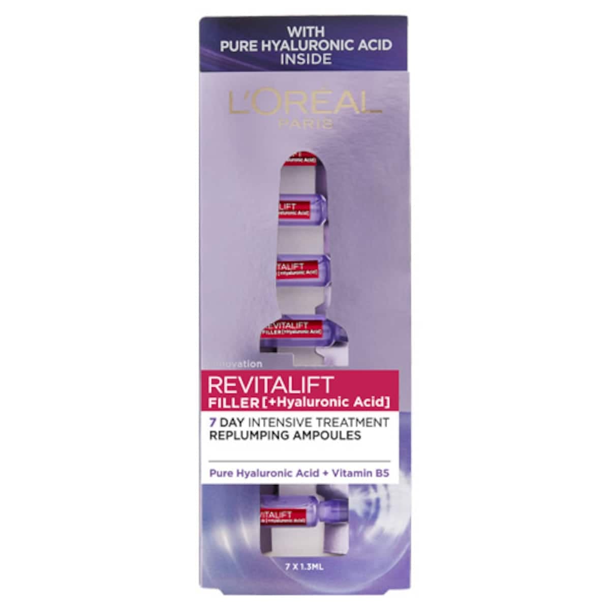 Thumbnail L'Oreal Revitalift Filler + Hyaluronic Acid Ampoules 7 X 1.3Ml