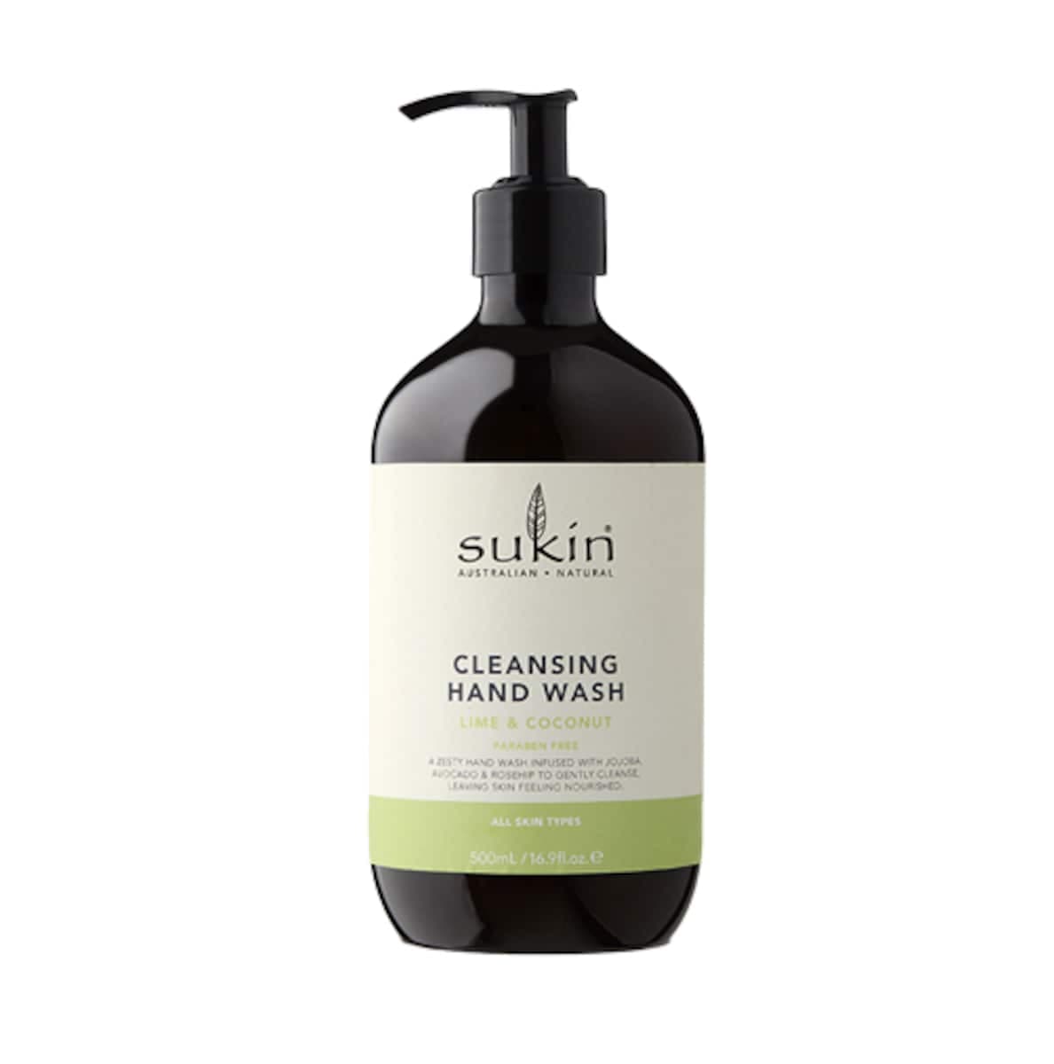 Sukin Cleansing Hand Wash Lime & Coconut 500Ml