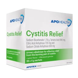 Apohealth Cystitis Relief 28 X 4G Sachets