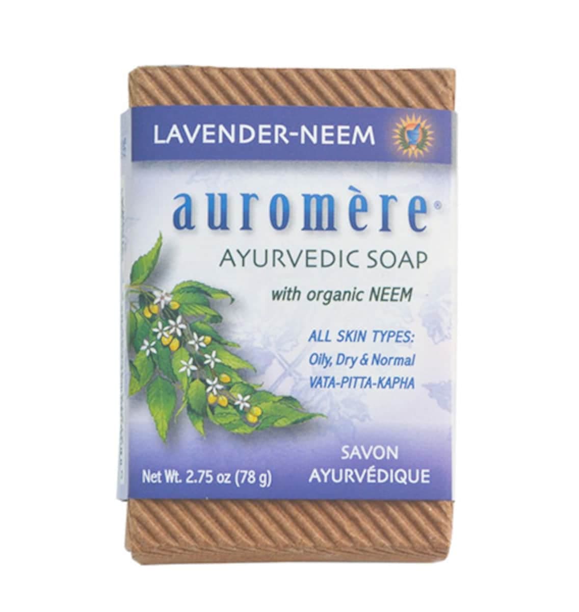 Thumbnail Auromere Ayurvedic Neem Soap Lavender Neem 78G