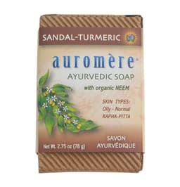 Auromere Ayurvedic Neem Soap Sandal-Turmeric 78G