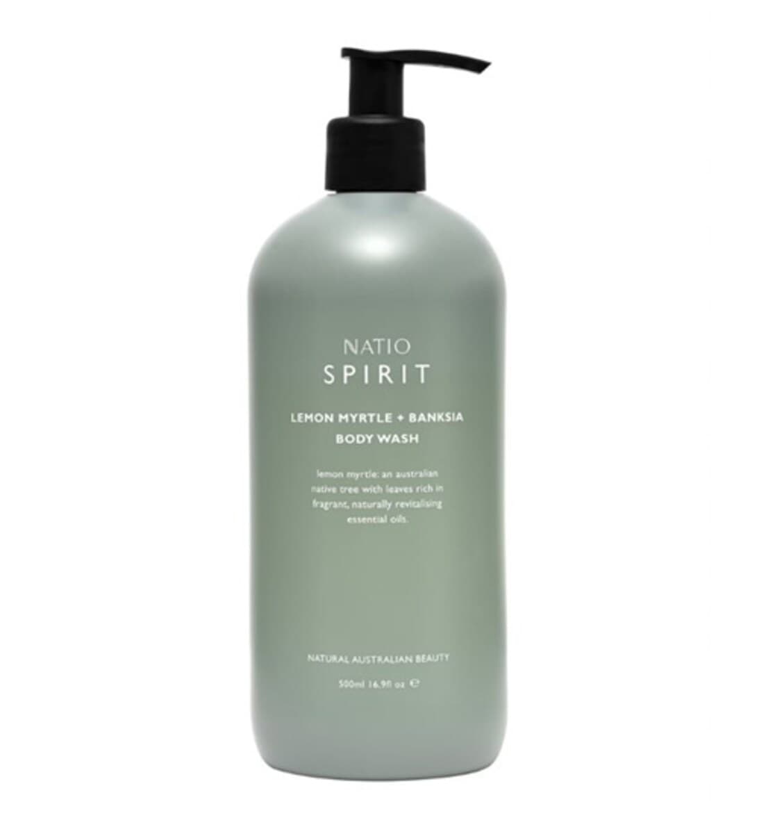 Natio Spirit Lemon Myrtle + Banksia Body Wash 500Ml