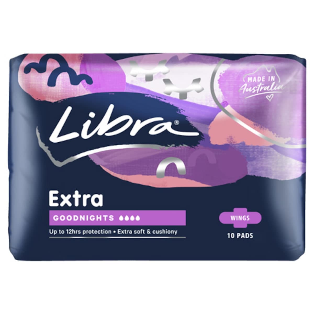 Thumbnail Libra Extra Goodnights Pads With Wings 10 Pack