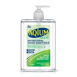 Ego Aqium Antibacterial Hand Sanitiser With Aloe 1 Litre