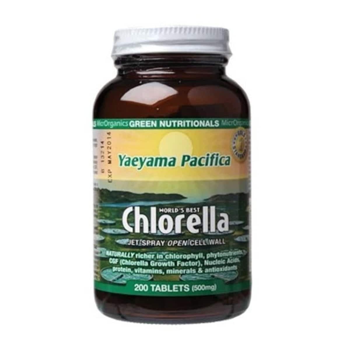 Thumbnail Green Nutritionals Yaeyama Pacifica Chlorella 200 Tablets