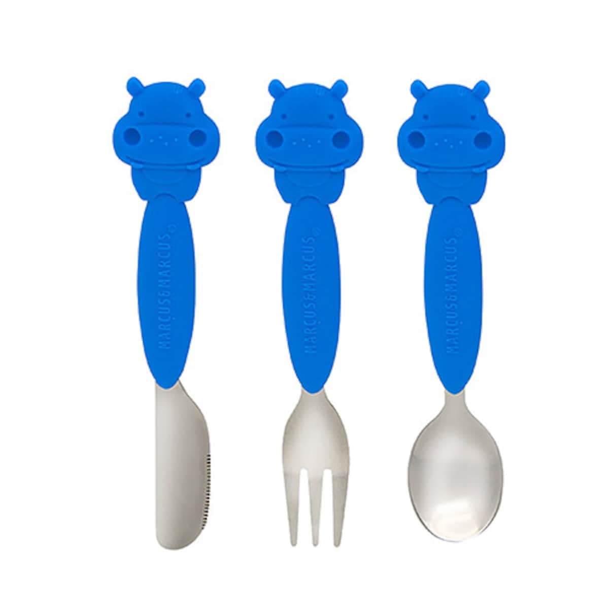 Marcus & Marcus 3 Piece Cutlery Set Blue