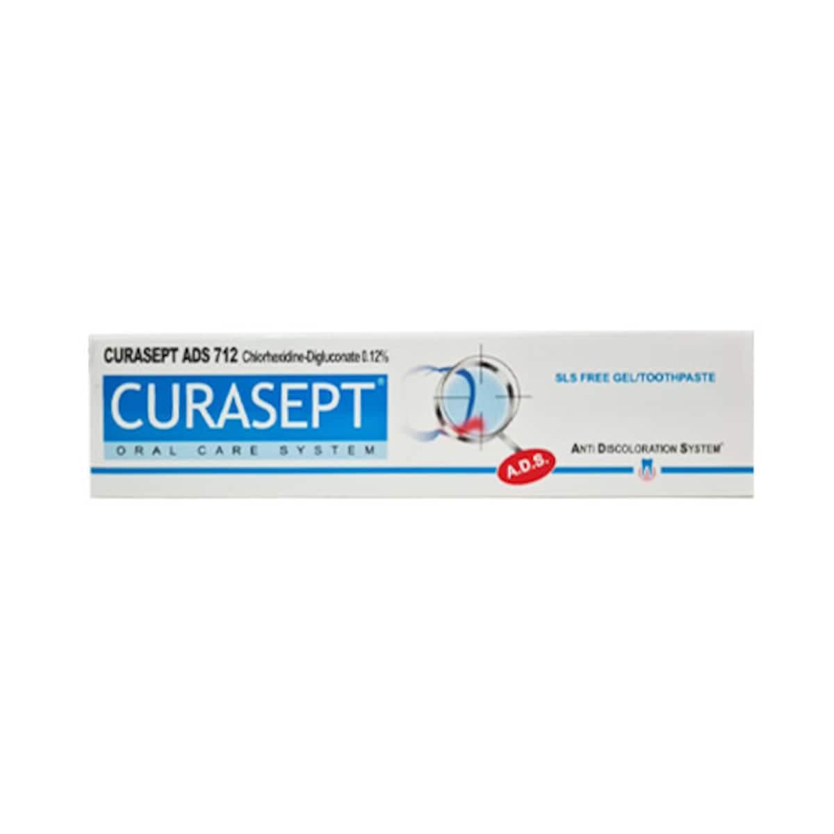 Curasept Ads 712 Chlorhexidine-Digluconate 0.12% Gel Toothpaste 75Ml