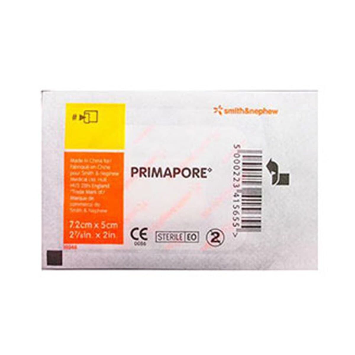 Primapore Flexible Fabric Dressing 7.2Cm X 5Cm Single By Smith & Nephew