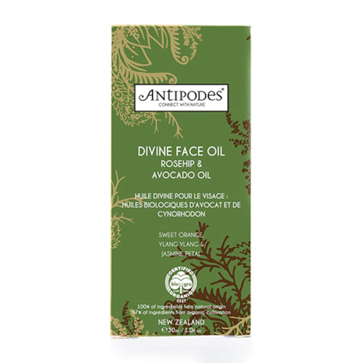 Antipodes Divine Face Oil With Rosehip & Avocado Oil 30Ml