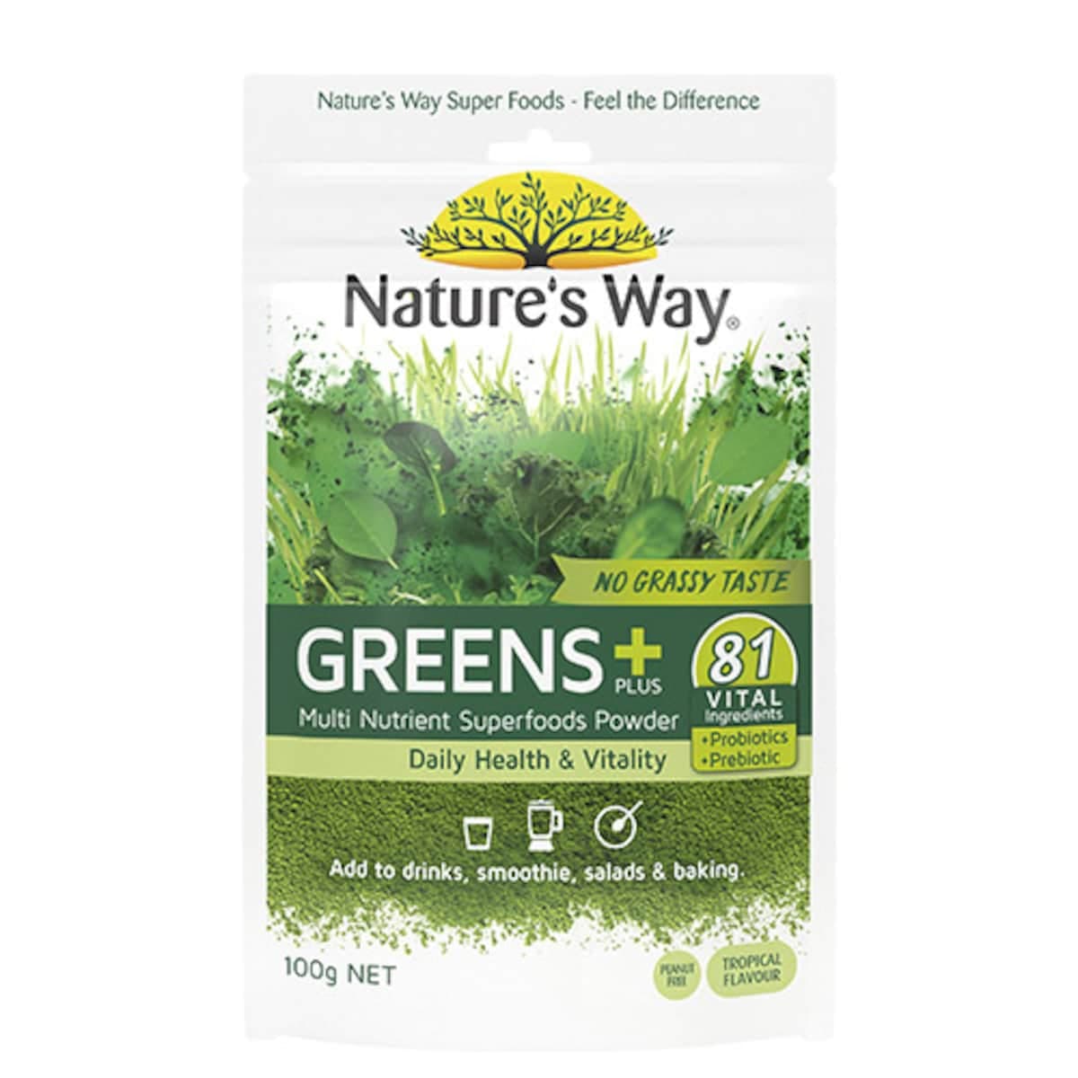 Natures Way Superfood Super Greens Plus 100G