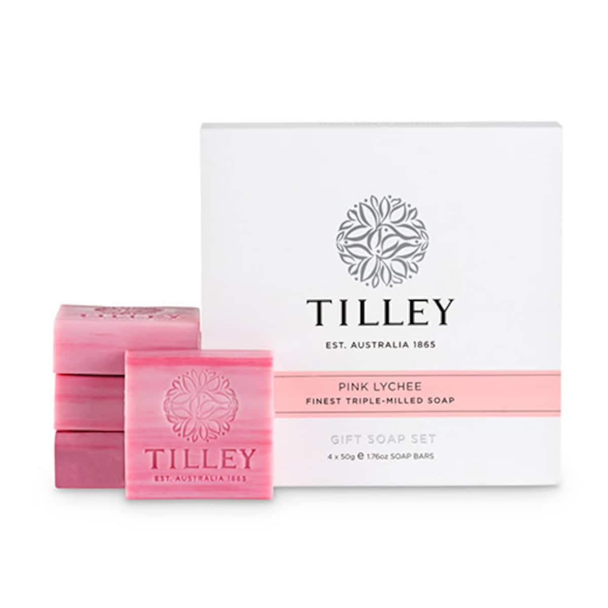 Thumbnail Tilley Guest Soap Pink Lychee Pack 4 X 50G