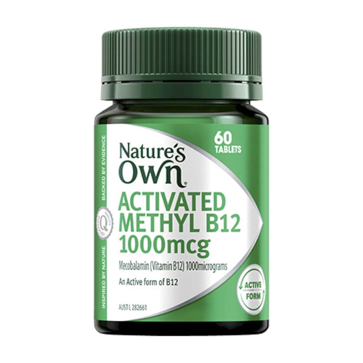 Natures Own Activated Methyl B12 60 Tablets