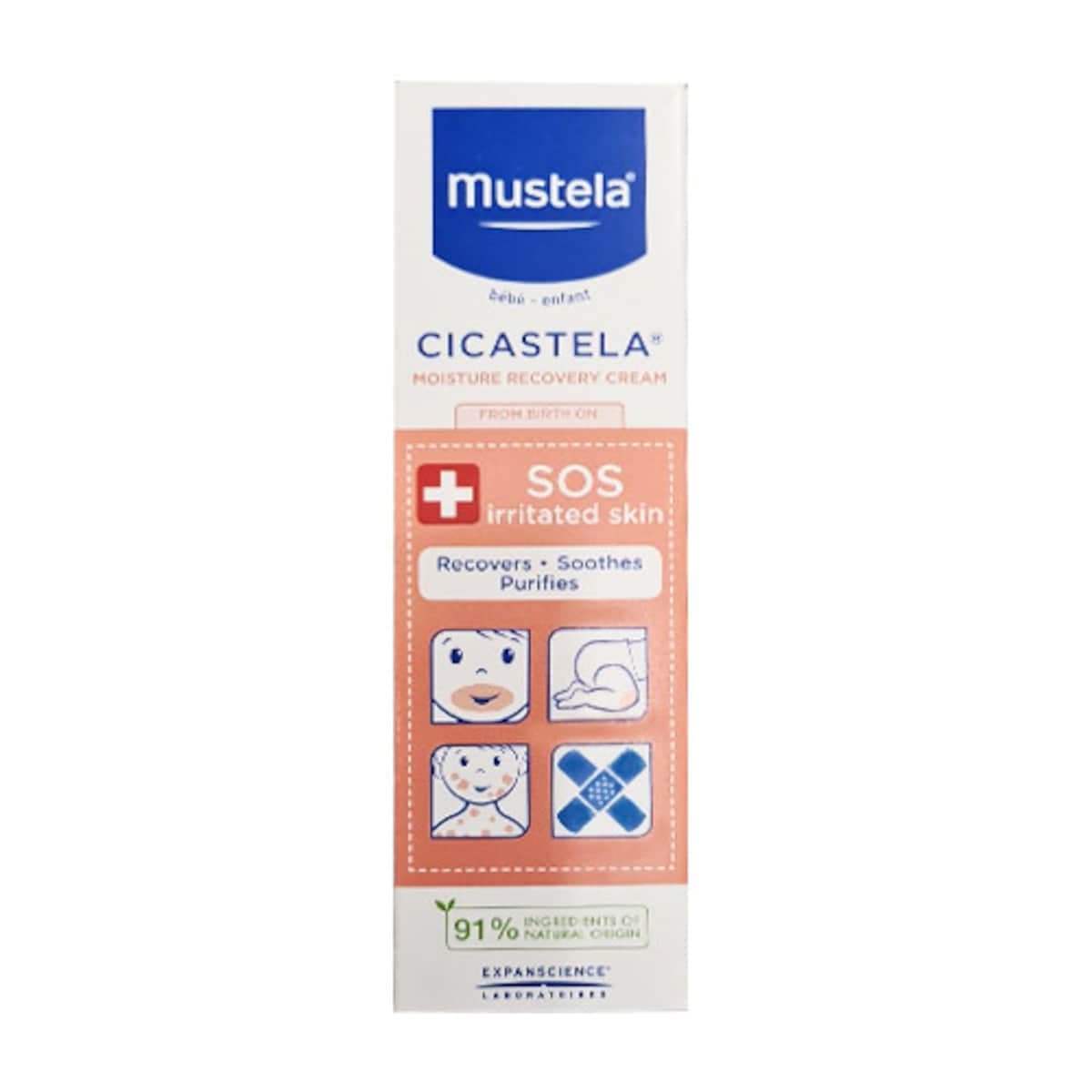 Mustela Cicastela Moisture Recovery Cream 40Ml