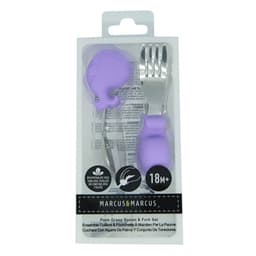 Marcus & Marcus Palm Grasp Fork & Spoon Set Lilac