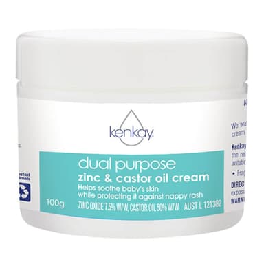 Kenkay Dual Purpose Zinc & Castor Oil Cream 100G