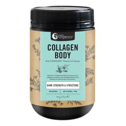 Nutra Organics Collagen Body Bone Strength & Structure Powder Unflavoured 225G