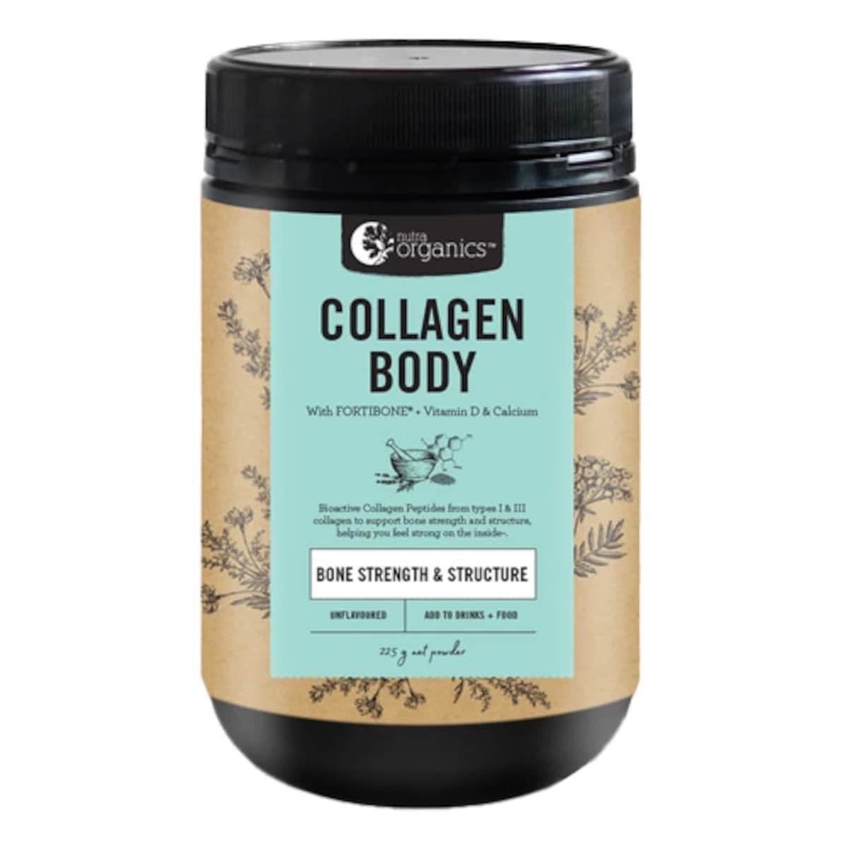 Thumbnail Nutra Organics Collagen Body Bone Strength & Structure Powder Unflavoured 225G