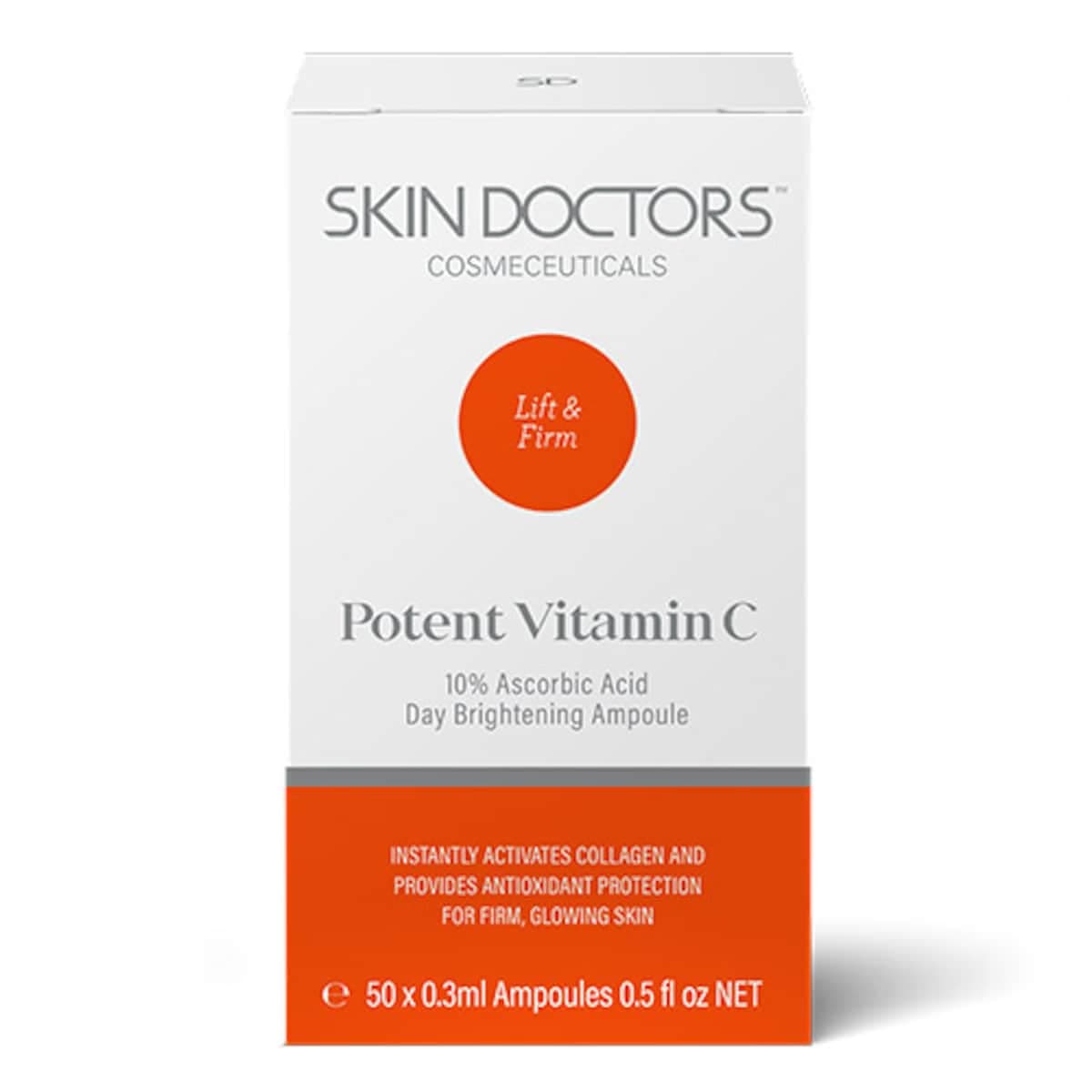 Skin Doctors Potent Vitamin C 50 X 0.3Ml Ampoules