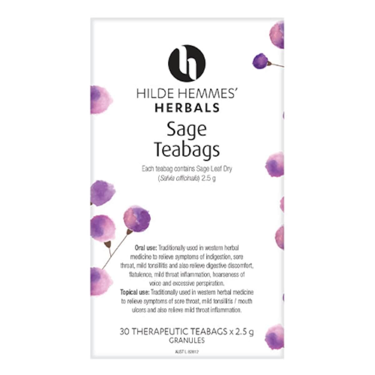 Hilde Hemmes Herbals Sage 30 Tea Bags