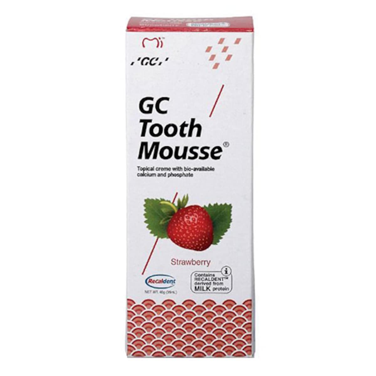 Gc Tooth Mousse Strawberry Flavour 40G