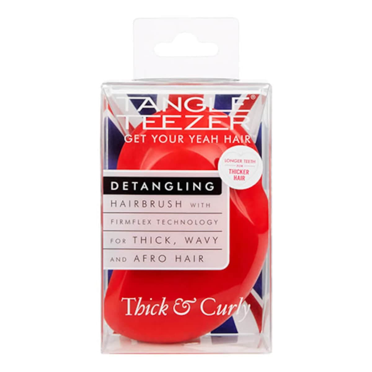 Thumbnail Tangle Teezer Thick & Curly Detangling Hairbrush Salsa Red