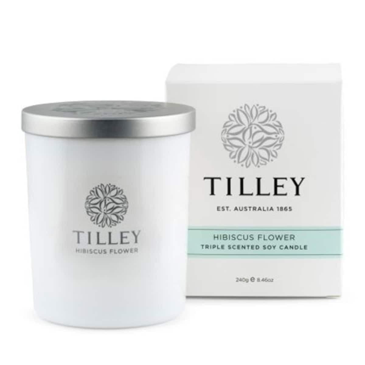 Tilley Scented Soy Candle Hibiscus Flower 240G