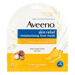 Aveeno Active Naturals Skin Relief Moisturising Foot Mask 1 Pack