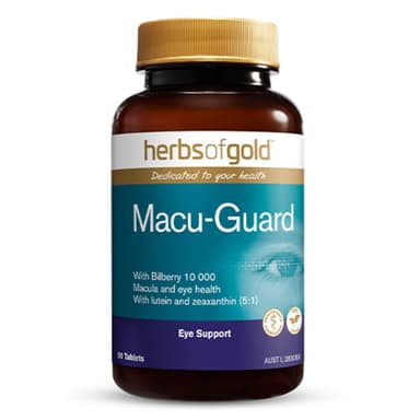 Herbs Of Gold Macu-Guard With Bilberry 10 000 90 Tablets