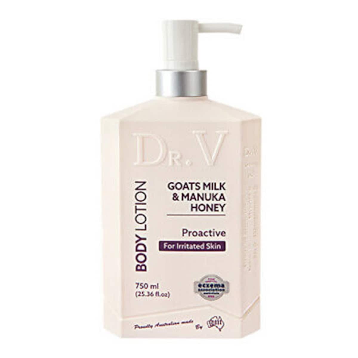 Dr V Goats Milk & Manuka Honey Proactive Body Lotion 750Ml